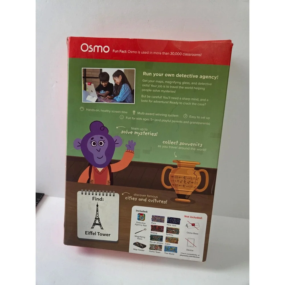 Osmo Detective Agency Solve Mysteries Around The World STEM Toy Ages 5+